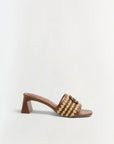 Sydney Rope Woven Block Heel side view