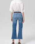 Goldie Ankle Kick Flare in Calla
