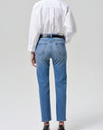 Savannah Cigarette Jean in Alma back view on model