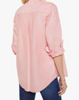 The Bestie Top in Red back view on model