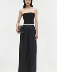 Simkhai Nicole Tube Top Black full body front