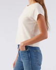 Amo Baby Tee in Oatmeal Heather side