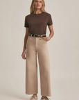 The Favorite T-Shirt in Chocolate full body front