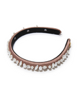Lele Sadoughi Gigi Pearl Treasure Headband by itself