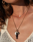 Santorini Necklace on model
