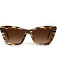 Krewe Brigitte Plume Sunglasses front by itself