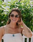 Lizzie Fortunato Manami Pendant Necklace on model