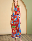 Hunter Bell Paloma Wrap Skirt front view