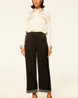 Misa Los Angeles Leia Pant front with white top