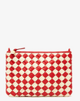 Clare V Flat Clutch W/ Tabs flat lay