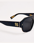 Sardine Louie Nouveau Noir Sunglasses side close up