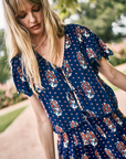 Hunter Bell Bardot Top close up