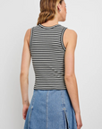 Rails Stripe Racer Tank back