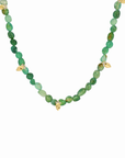 Leeada Athena Beaded Charm Necklace close up
