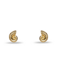 Lele Sadoughi Nautilus Shell Stud Earring side by side