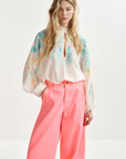 Essentiel Hitrus Appliqued Detail Top front
