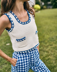 Hunter Bell Clover Sweater Tank front/side