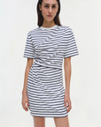Simkhai Zeus Draped T-Shirt Dress close up front