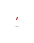Adina Reyter Red Ceramic Checker Bead Mini