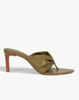 Schutz Lori Heel in Matcha side