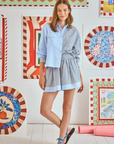 Hunter Bell Jemma Stripe Short full body