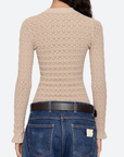 Sea New York Ruby Long Sleeve Top Champagne back