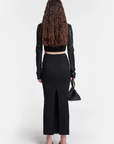 Nanushka Mylah Long Sleeve Top full body back