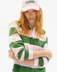 Clare V Baseball Hat Petit Ciao Light Pink on model