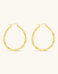 Sierra Winter Muse Hoop Earring side by side