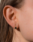 Thatch Noemi Black Earrings on ear