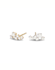 Adina Reyter Scattered Diamond Post Earring side by side