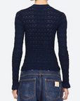 Sea Ruby Long Sleeve Top Navy back