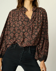 Natalie Martin Iris Long Sleeve Top close up front