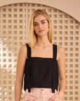 Hunter Bell Raelynn Top Black front