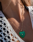 Thatch Finn Necklace with heart pendant