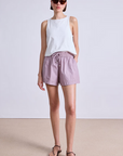 Apiece Apart Trail Short front with white tank