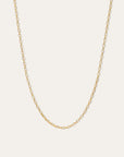 2mm Italian Chain Link Necklace