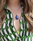 Cara Cara Calvia Print Top detail