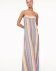Staud Laura Linen Dress front
