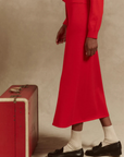 The Great the Button Front Sweater Skirt side