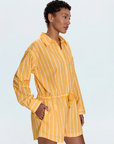 Pistola Amelie Stripe Romper hand in pocket