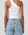 Agolde Veronica One Shoulder Tank back