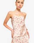 Cami NYC Prima Hammered Strapless Cami front view