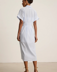 Velvet Riley Midi Button-down Dress back