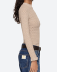 Sea New York Ruby Long Sleeve Top Champagne side