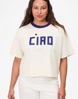 Clare V Le Carre Ciao Tee front, XL