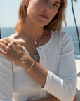 Thatch Evil Eye Bracelet on model
