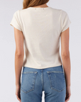 Amo Baby Tee in Oatmeal Heather back