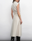 Greylin Lorena Stripe Midi Dress back