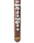 Lele Sadoughi Gigi Pearl Treasure Headband close up by itself